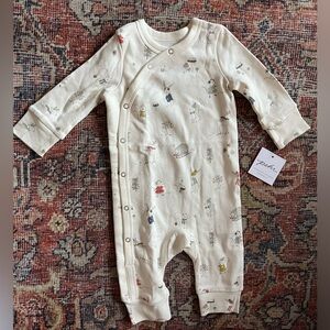 Never worn Pehr Winter Wonderland Kimono Onesie